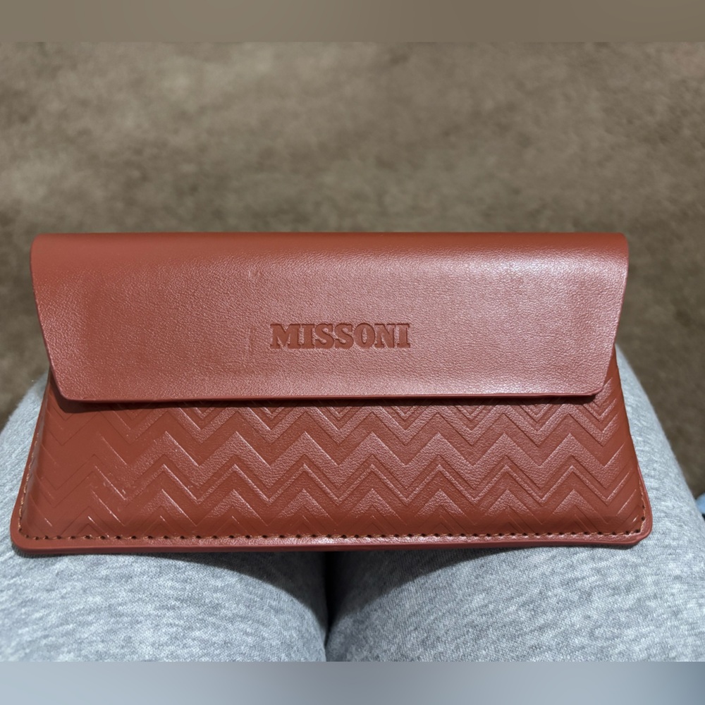 Missoni Leather Glasses Case